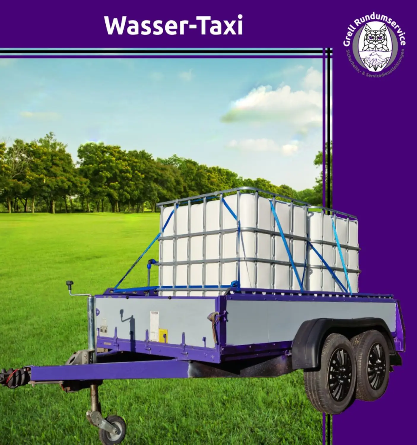 Wassertaxi der Grell Rundumservice GmbH